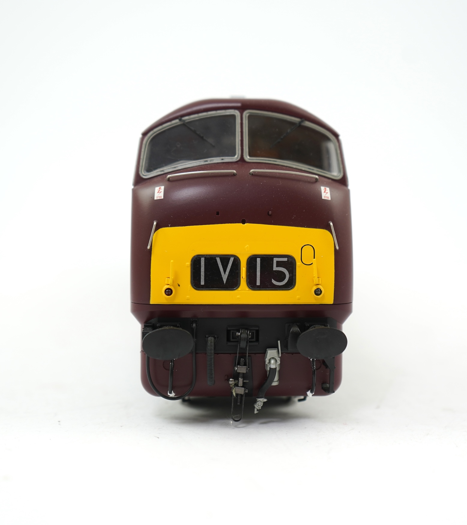 An 0 Gauge Heljan model of BR Warship Class Greyhound D821 Bo-Bo diesel hydraulic locomotive, powered for two rail operation, with original box and operating leaflet.